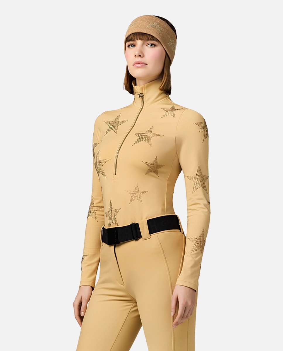 Goldbergh Camiseta térmica de esquí de mujer YURA Natural