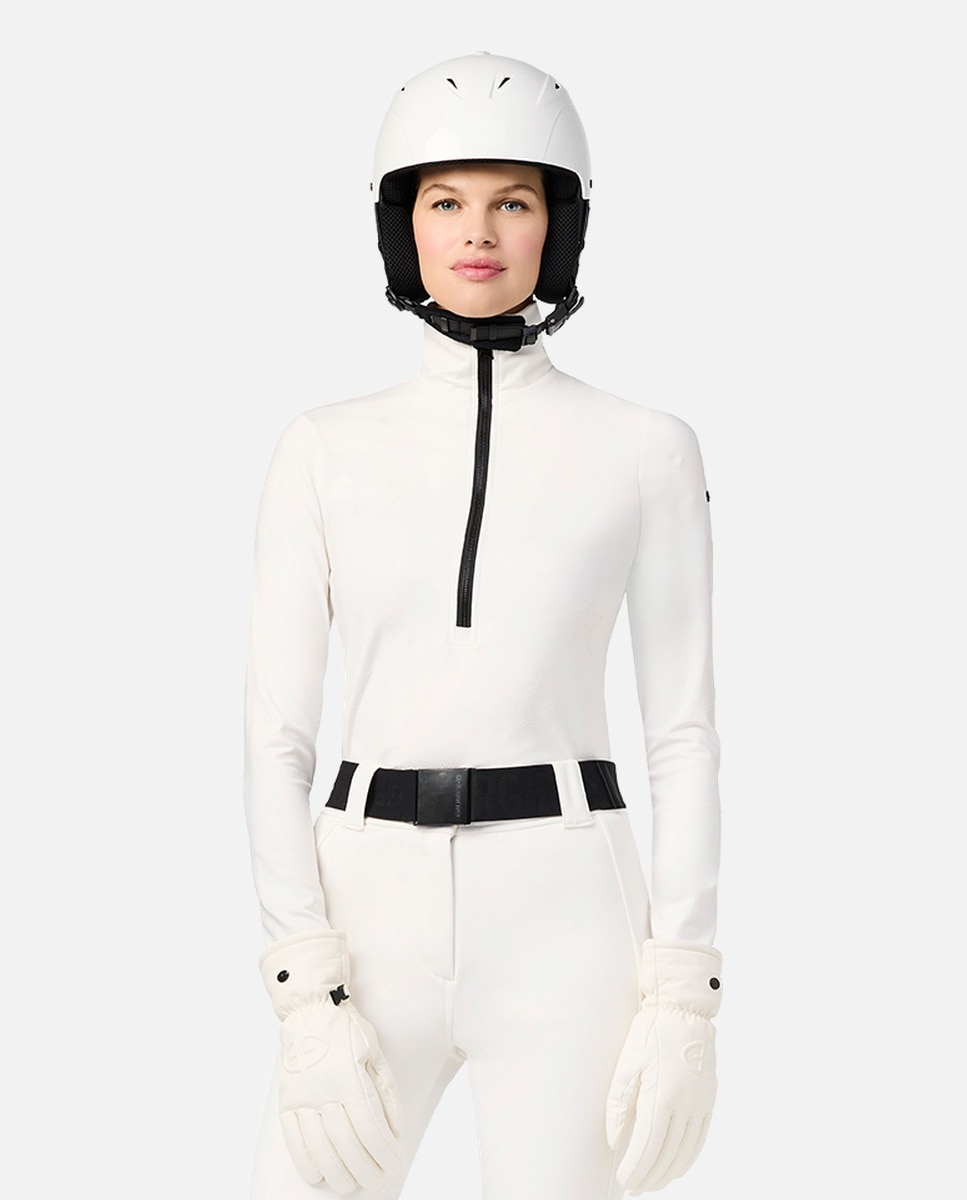 Imagen 0 de Camiseta térmica de esquí de mujer YURA Goldbergh Blanco