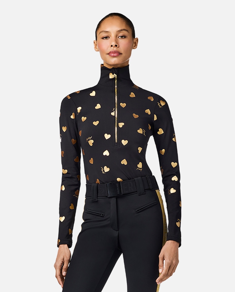 Goldbergh Camiseta térmica de esquí de mujer AIMI Amarillo