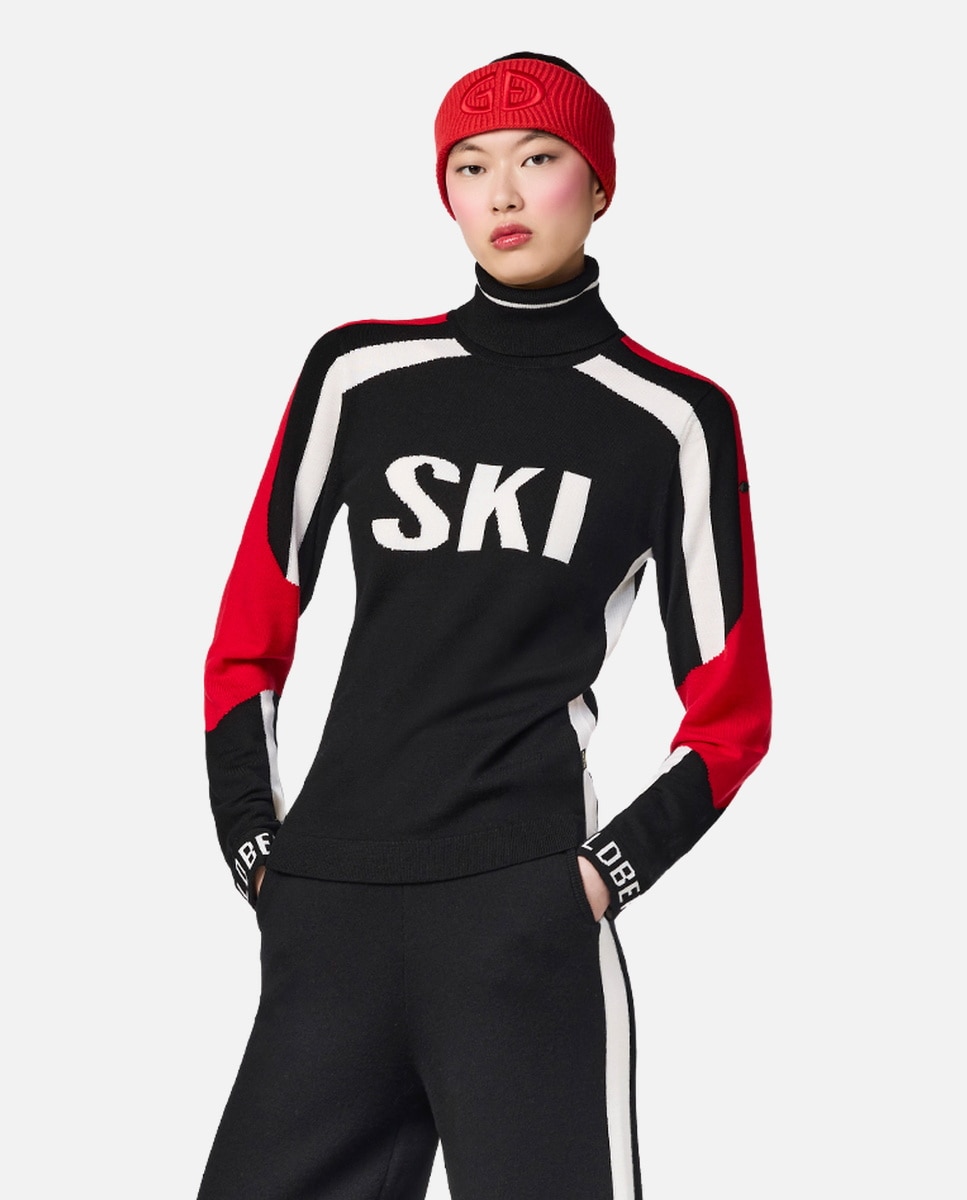Goldbergh Jersey de esquí de mujer SPORT Negro