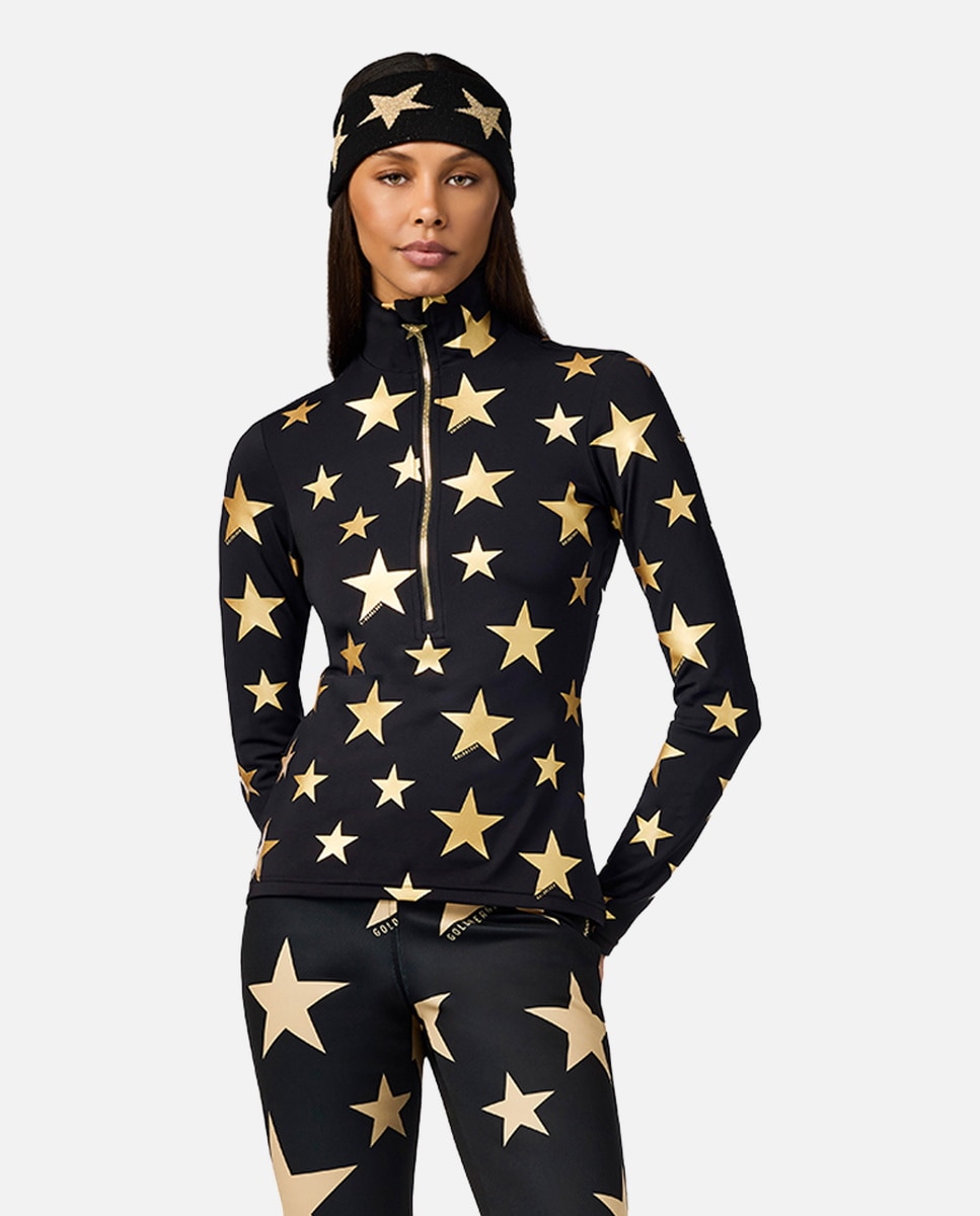 Imagen 0 de Camiseta térmica de esquí de mujer HIKARI Goldbergh Amarillo