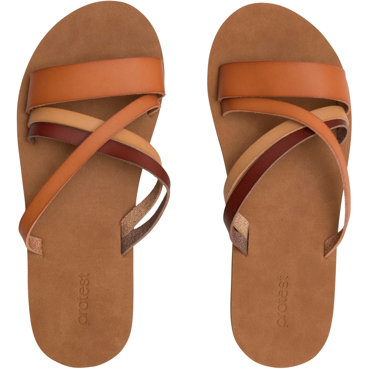 Protest Chanclas de mujer Prtoyster Marrón