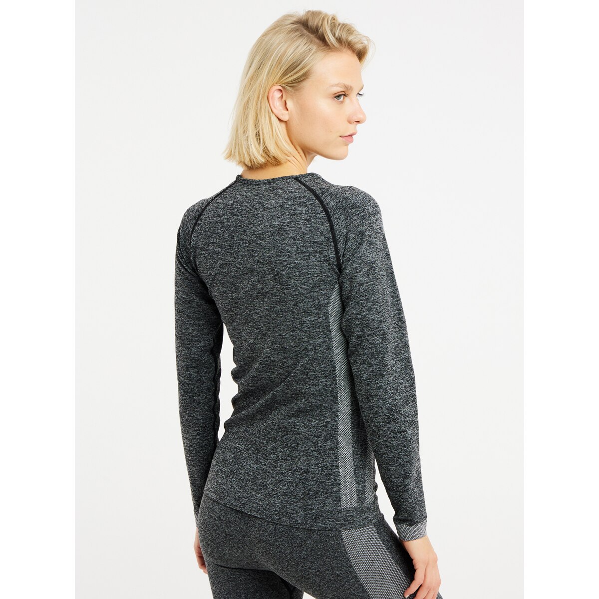 Camiseta térmica de mujer Prtkombu Protest - Gris Gris-4