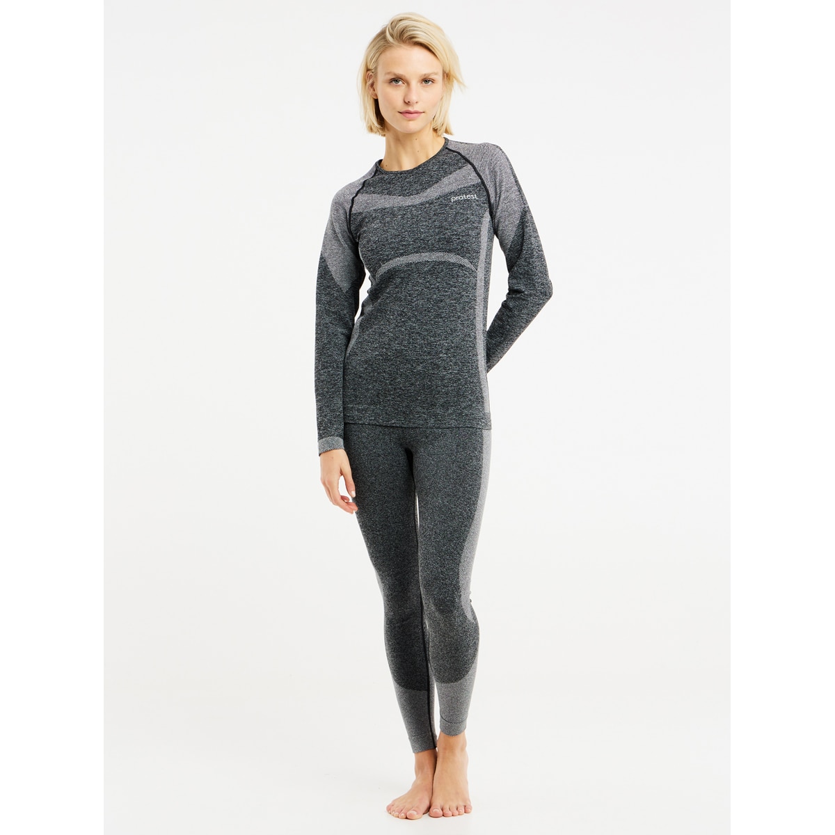 Malla térmica de mujer Prtnoris Protest - Gris Gris-4