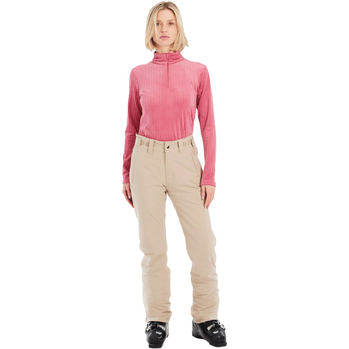 Pantalón de mujer Prtcarmackos Protest - Natural Natural-6