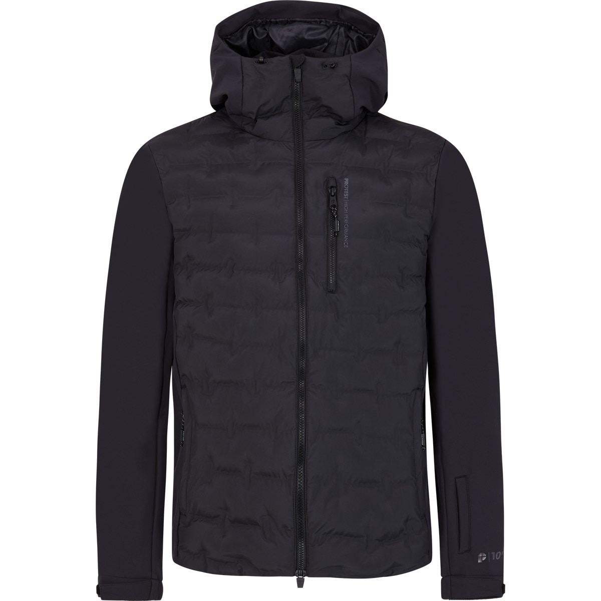 Protest Chaqueta de esquí de hombre Prtmalmo Negro