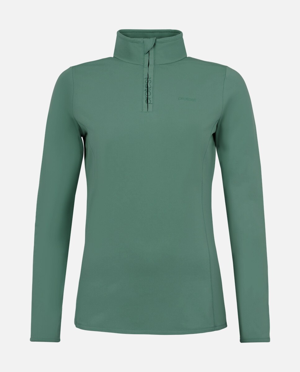 Forro polar de esquí de mujer Refabriz 1/4 zip Protest - Verde Verde-6