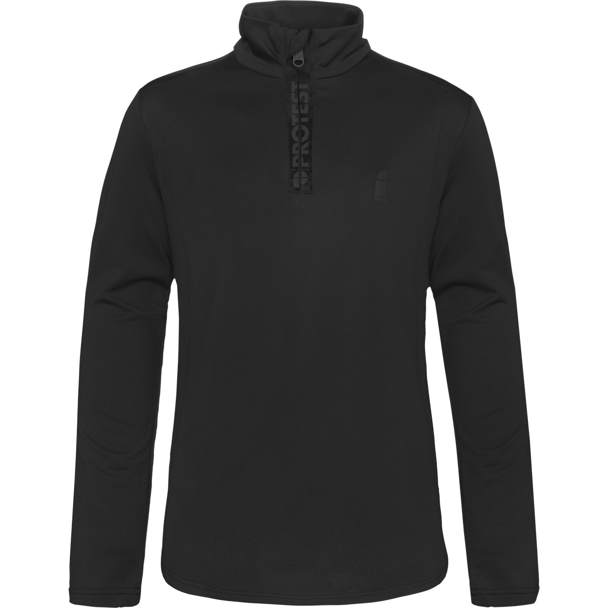 Protest Forro polar de esquí de niño REWILLOWY JR 1/4 zip Negro