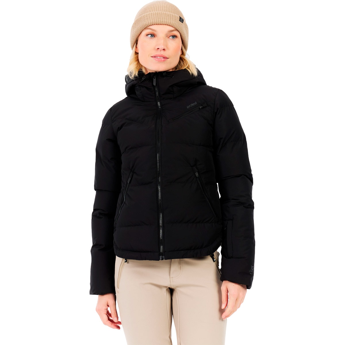 Chaqueta de nieve de mujer Lucid Protest - Negro Negro-1