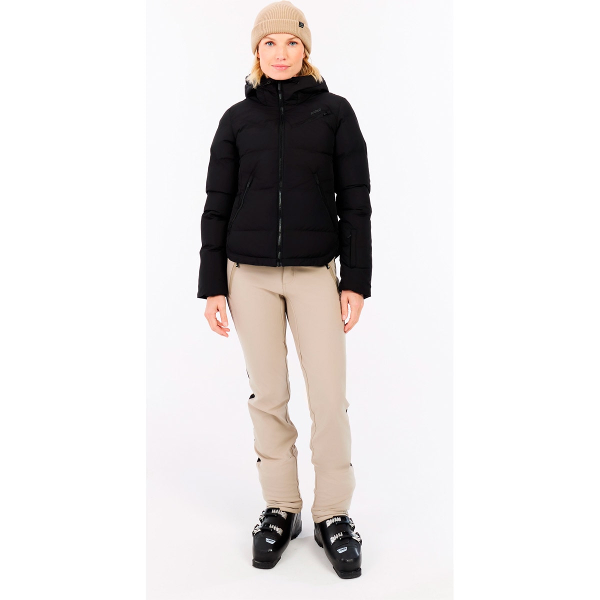 Chaqueta de nieve de mujer Lucid Protest - Negro Negro-3