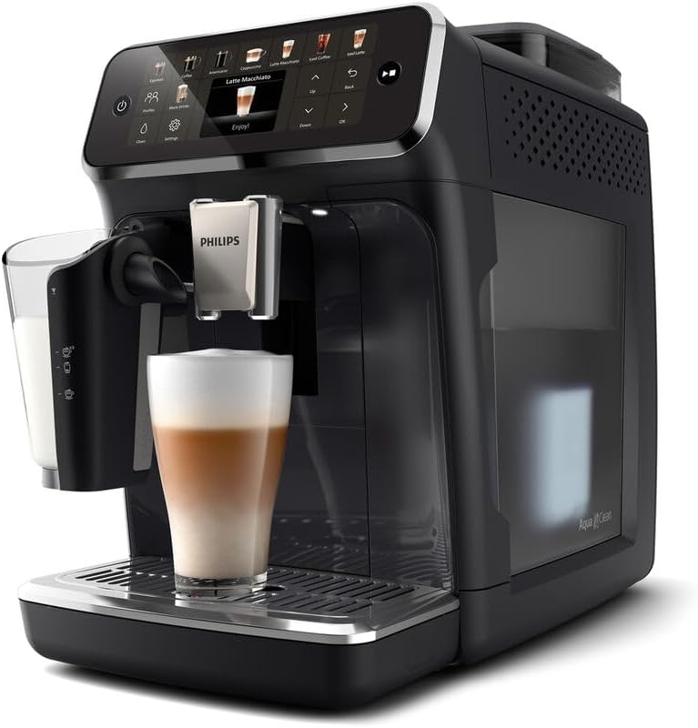 Imagen 2 de Cafetera Superautomática Philips Serie 5500 LatteGo - Negro Negro