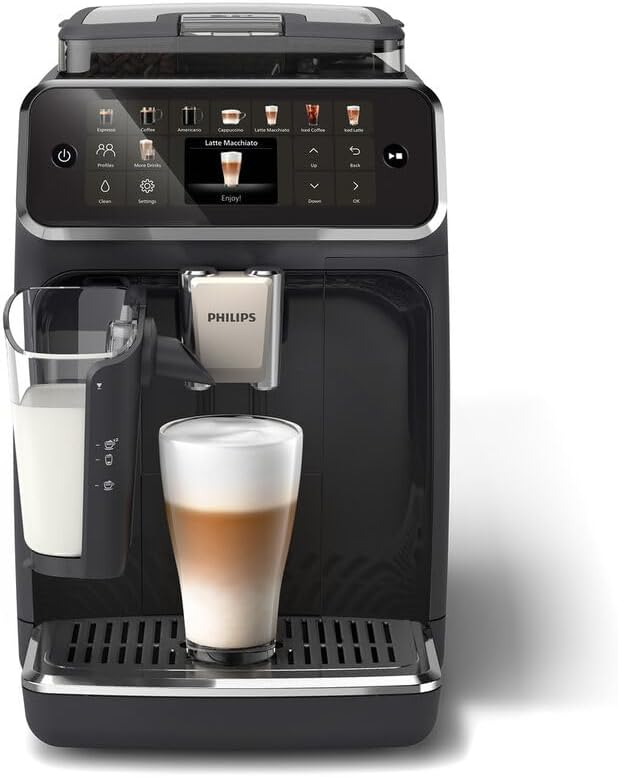 Imagen 4 de Cafetera Superautomática Philips Serie 5500 LatteGo - Negro Negro