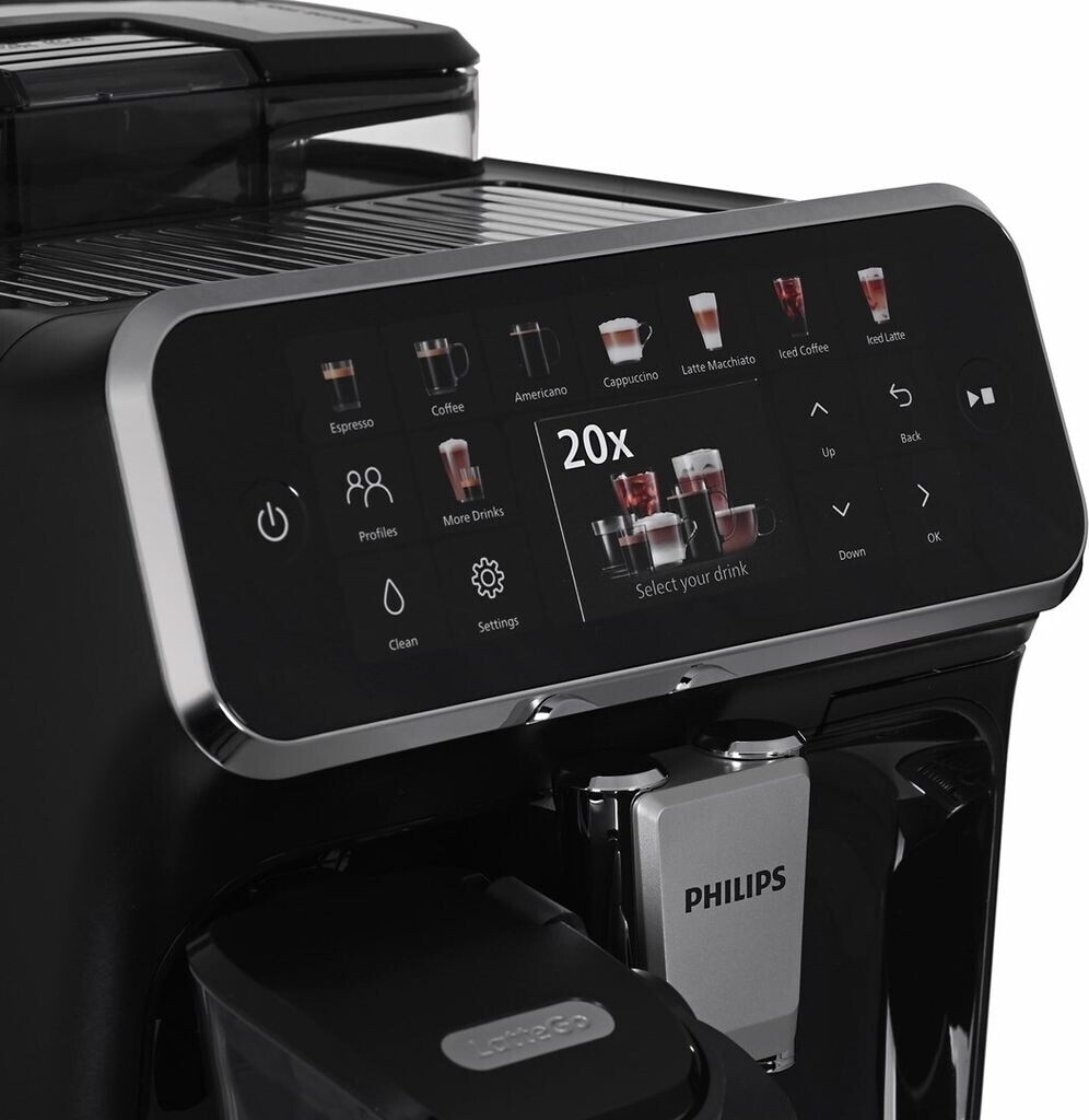 Imagen 6 de Cafetera Superautomática Philips Serie 5500 LatteGo - Negro Negro