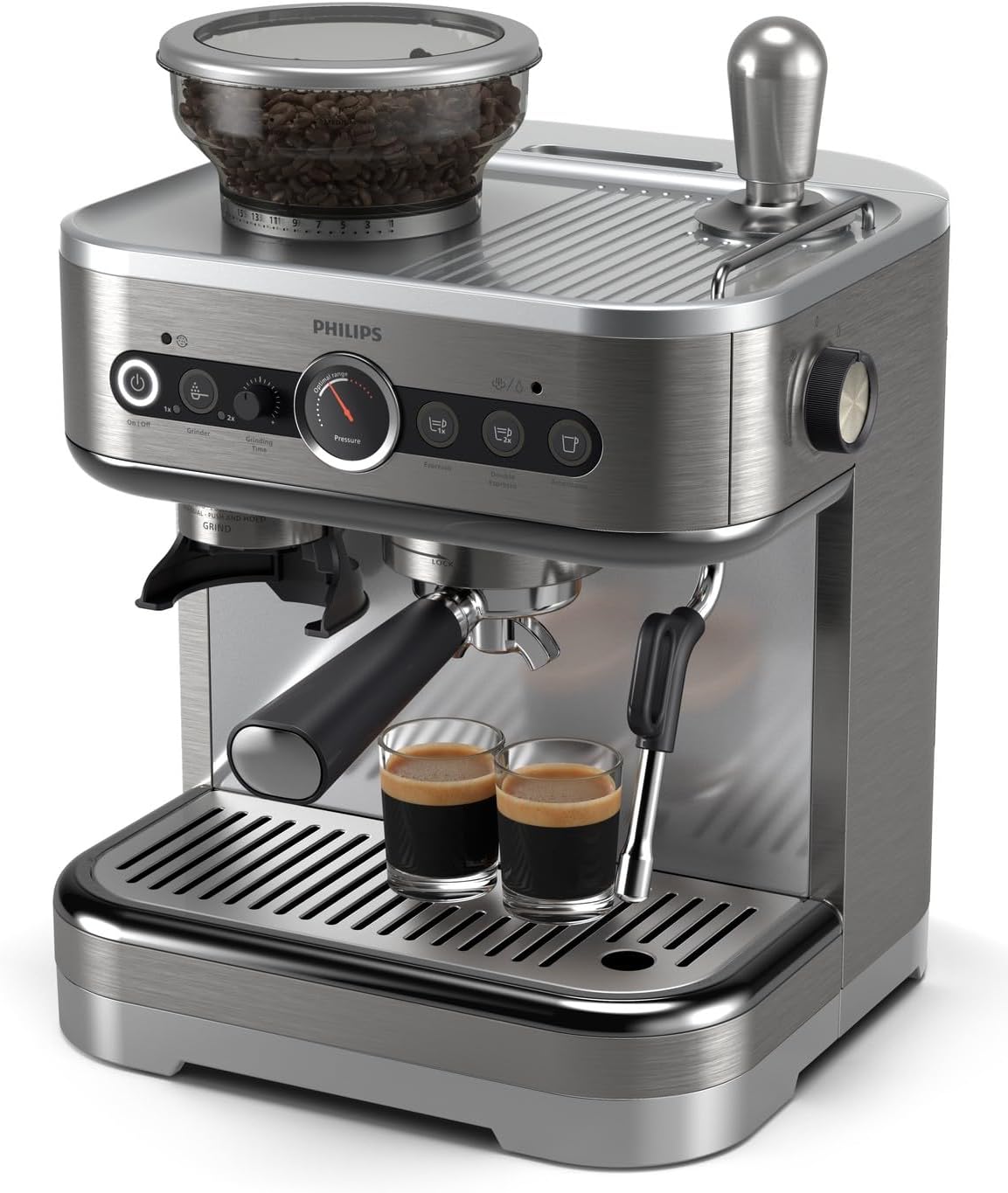 Imagen 2 de Cafetera Espresso Semiautomática Philips Barista Brew - Gris Gris