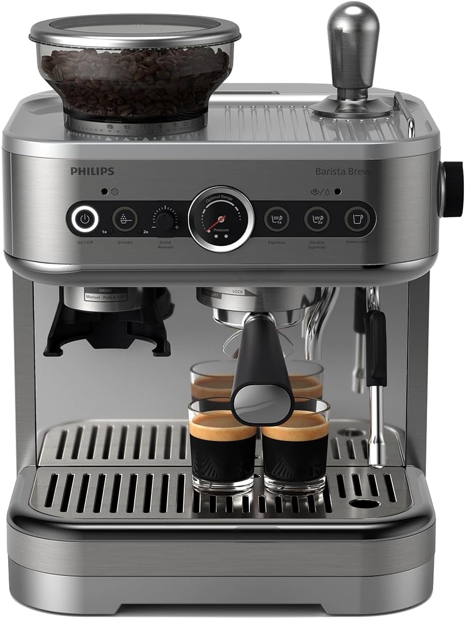 Imagen 5 de Cafetera Espresso Semiautomática Philips Barista Brew - Gris Gris