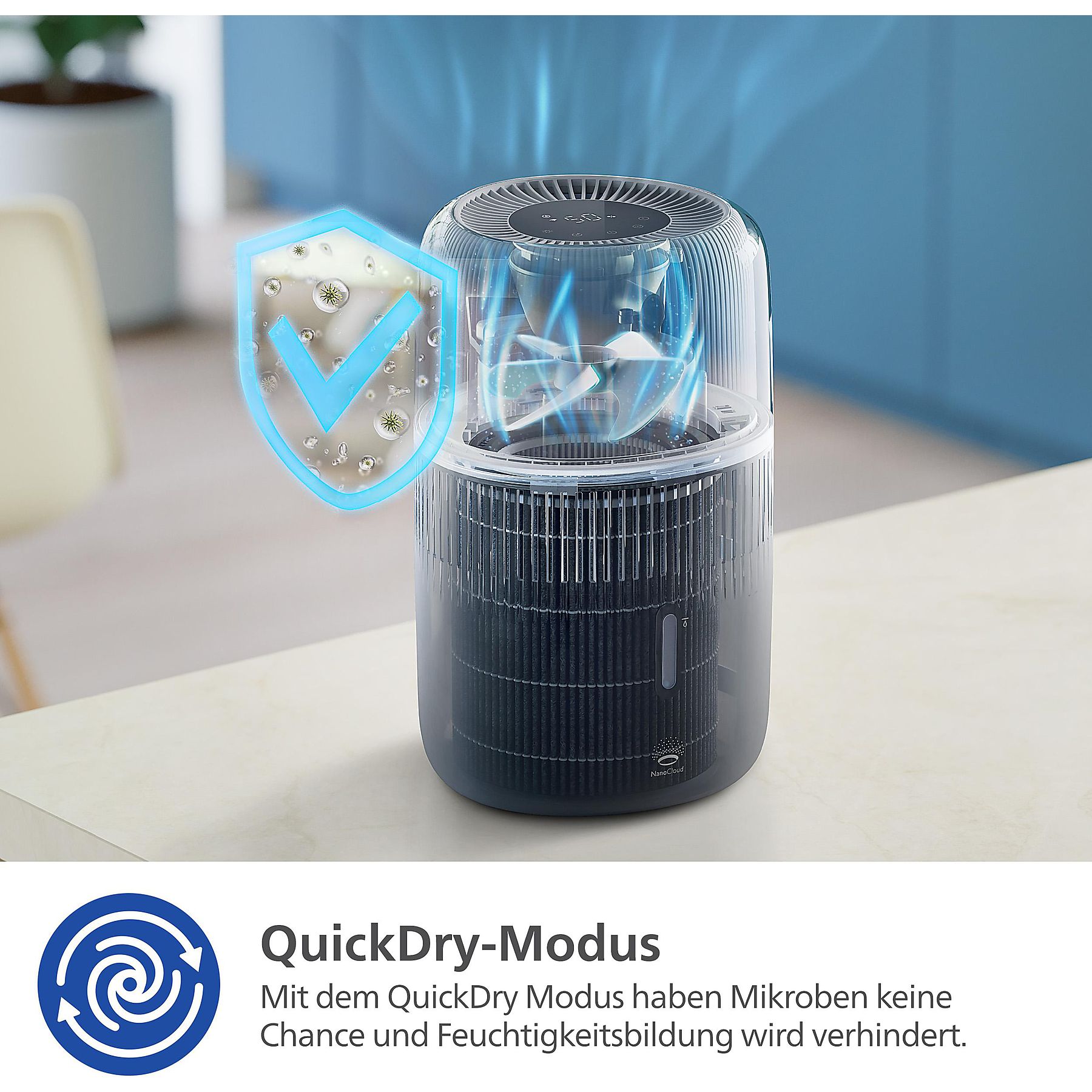Humidificador PhilipsSerie 5000 HU5710/03 - Gris Gris-5
