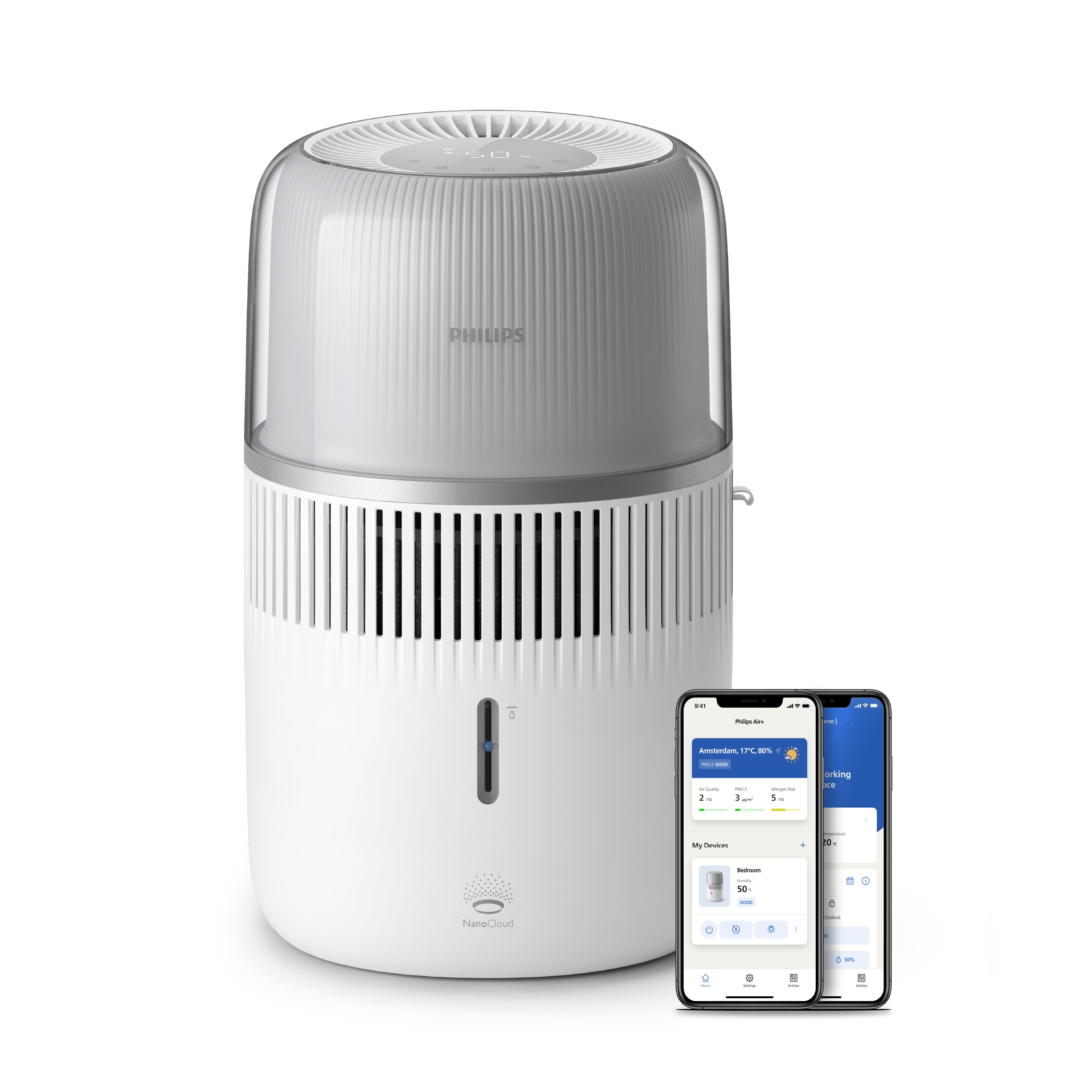 Humidificador Philips Serie 5000 HU5710/00 - Blanco Blanco-4