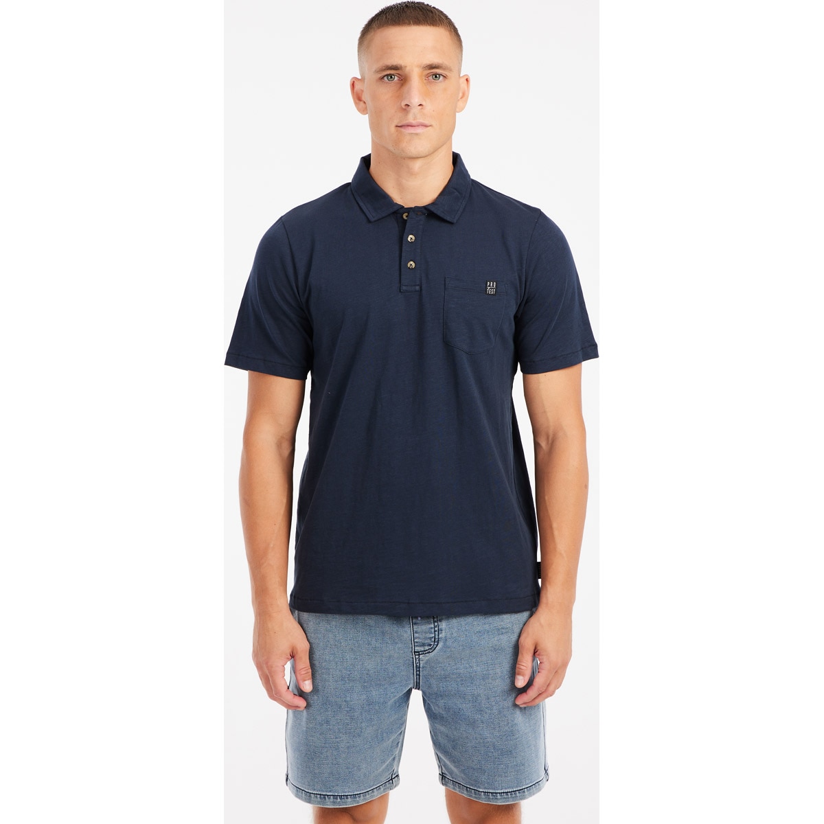 Imagen 3 de Polo de hombre Charles Protest - Azul oscuro Azul oscuro