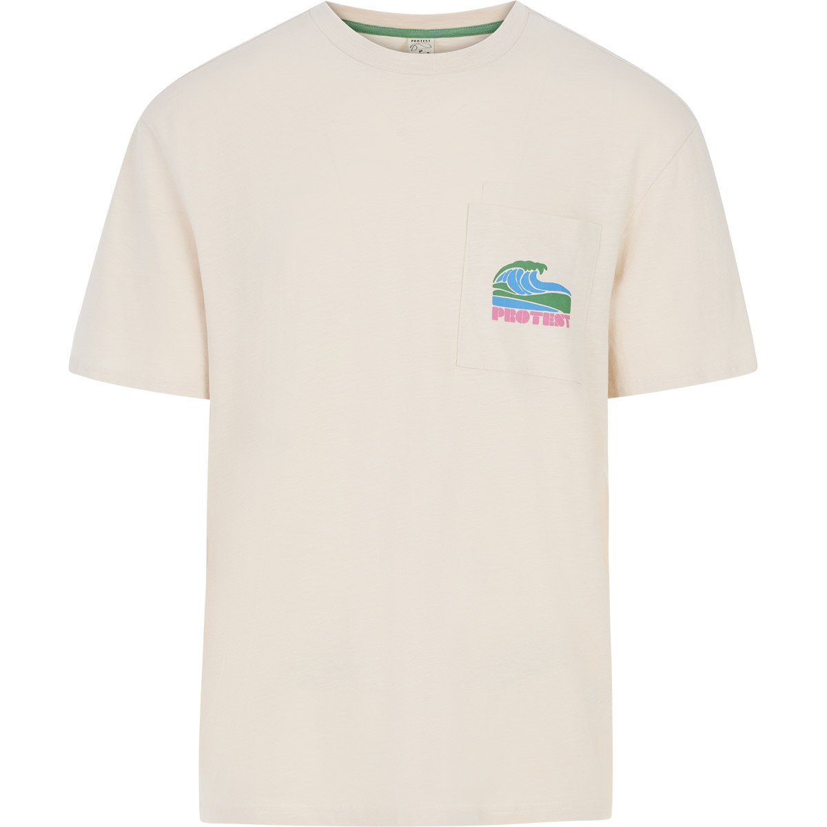 Camiseta de hombre Jake Protest - Blanco roto Blanco roto-1
