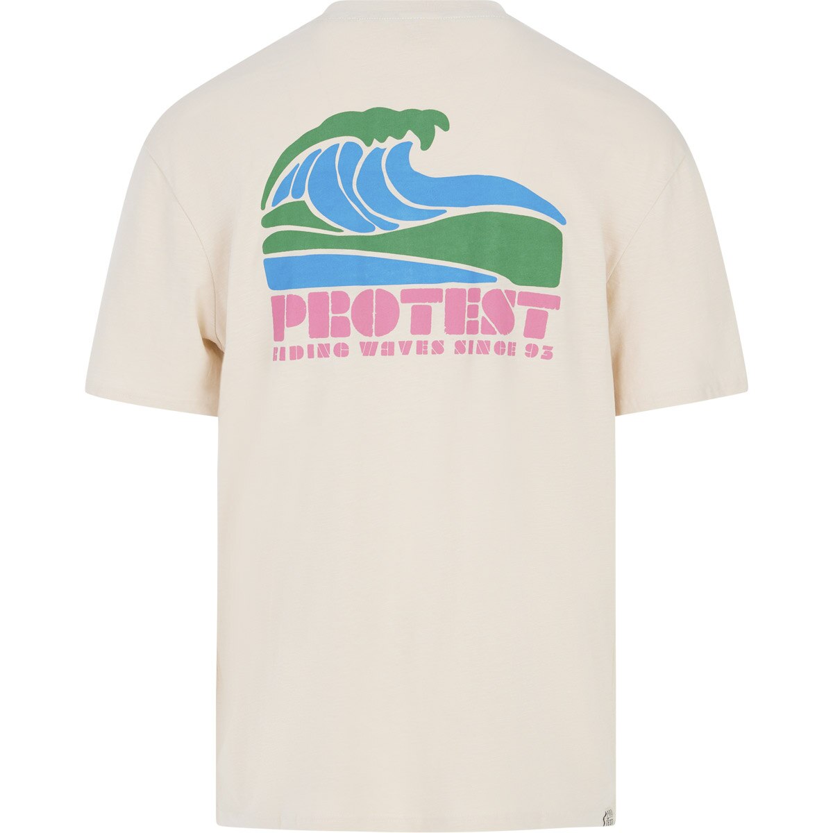 Camiseta de hombre Jake Protest - Blanco roto Blanco roto-2