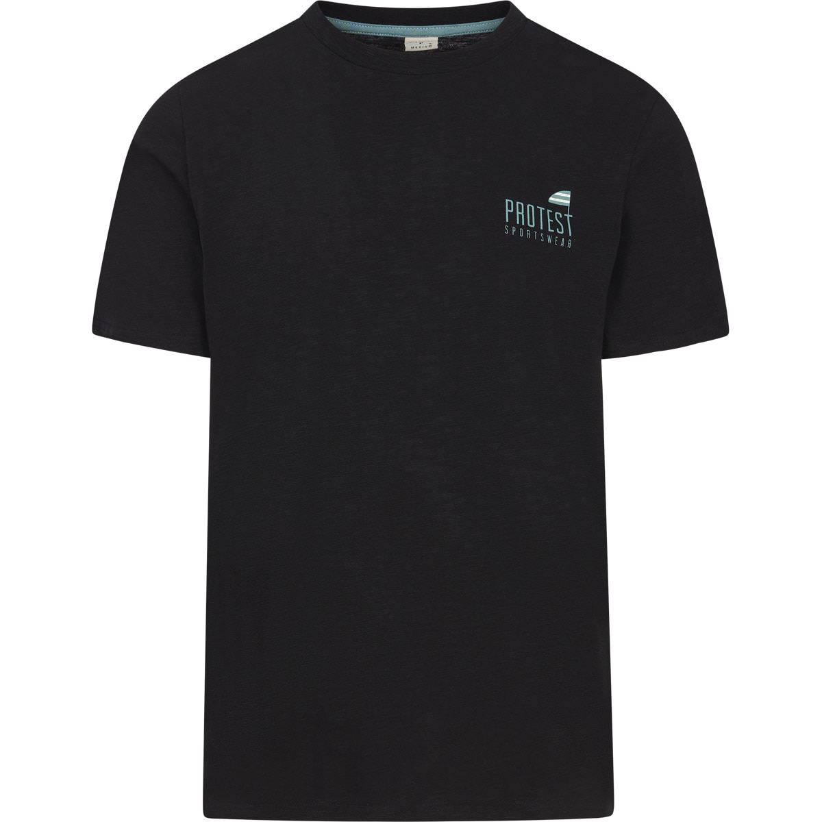 Protest Camiseta de hombre Oxford Negro