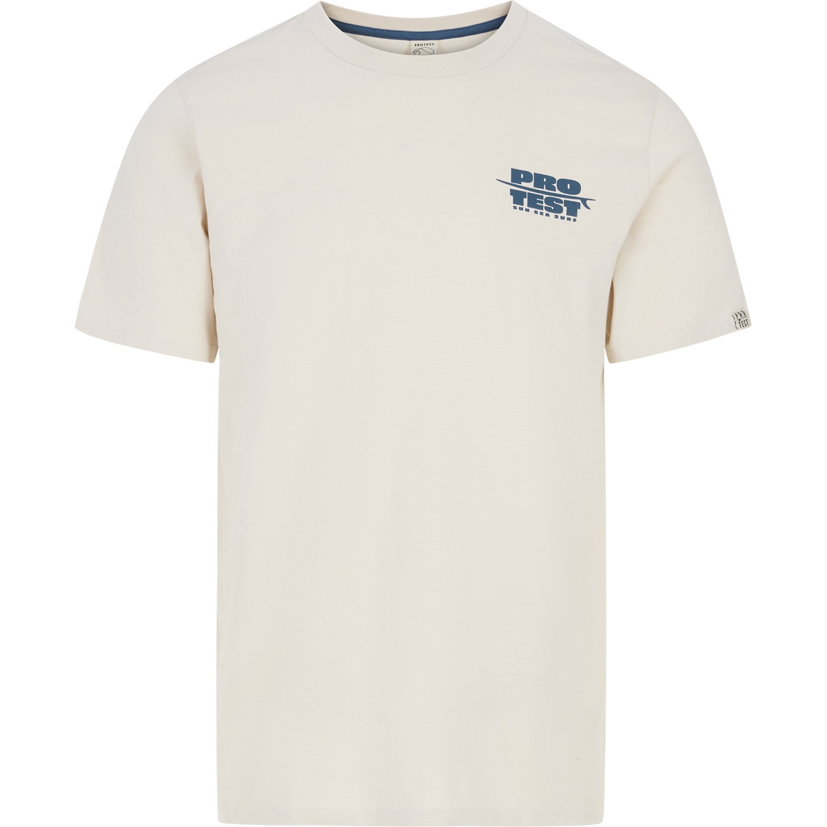 Protest Camiseta de hombre Baio Blanco roto