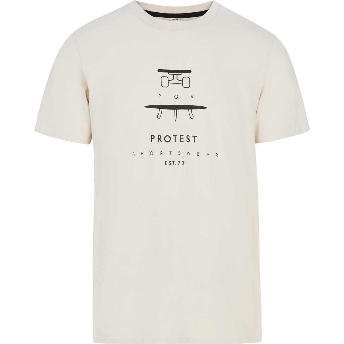 Protest Camiseta de hombre Andros Verde