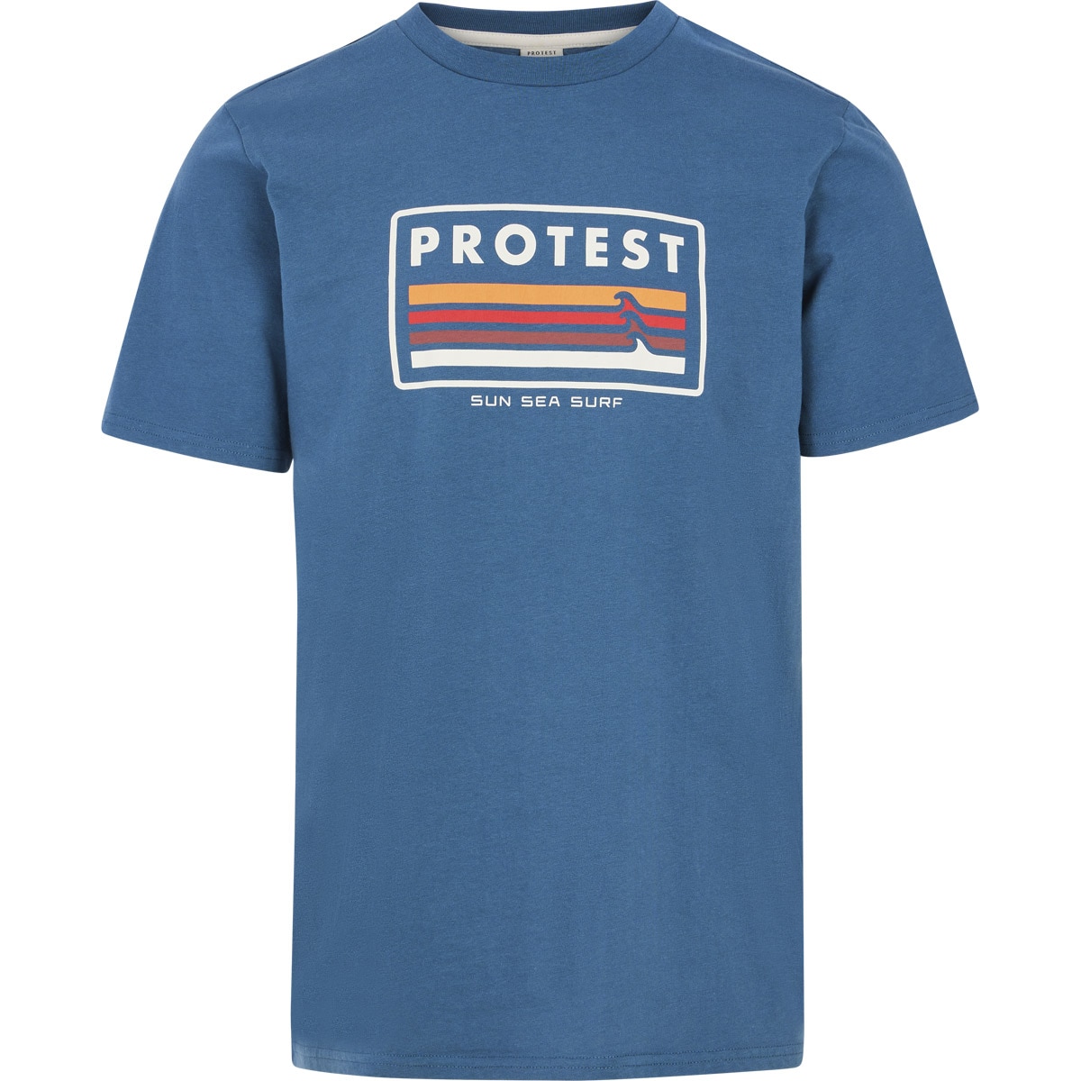 Protest Camiseta de hombre Barn Azul