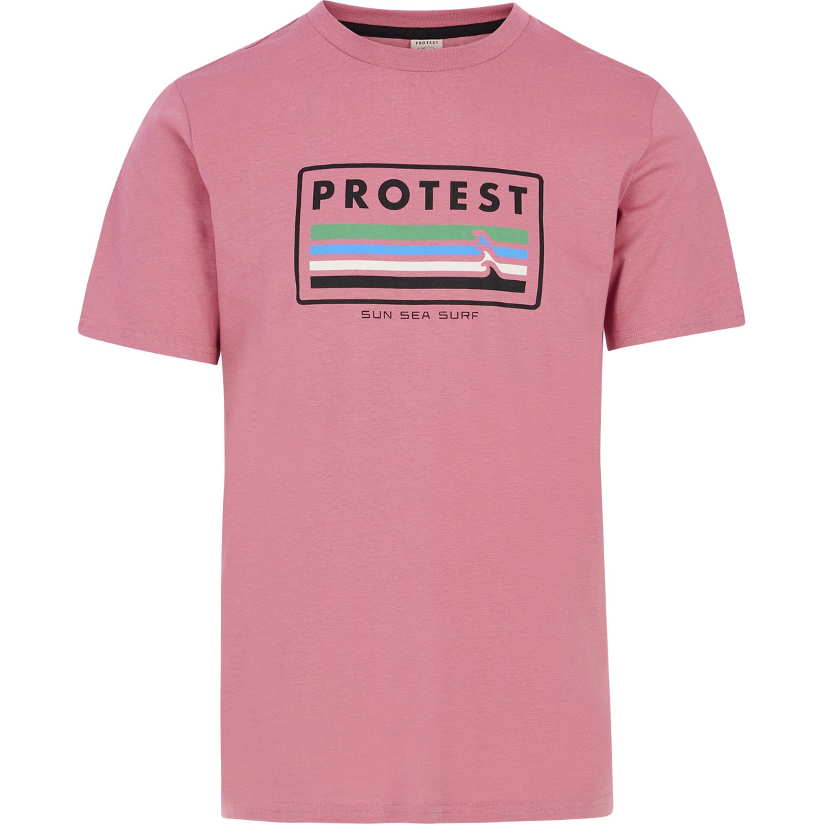 Protest Camiseta de hombre Barn Rosa chicle
