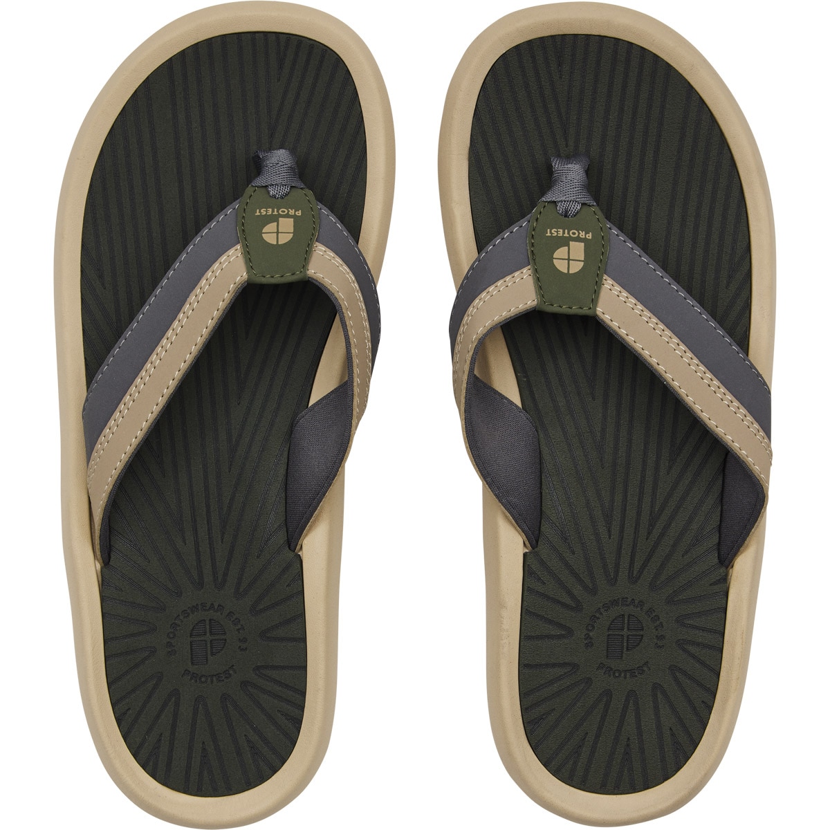 Imagen 0 de Chanclas de Hombre Kirk Protest Azul/Beige