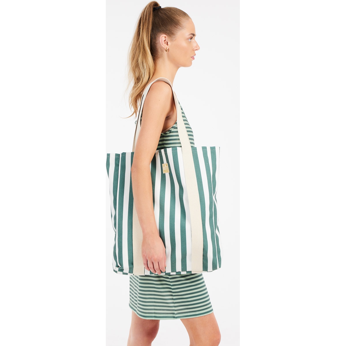 Bolso de mujer Sporty Protest - Blanco / Azul Verde-4