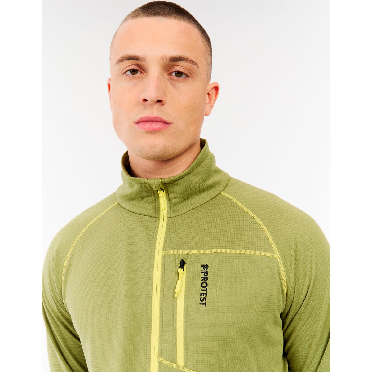 Forro polar de hombre Rekody Protest - Verde Oliva Verde Oliva-5