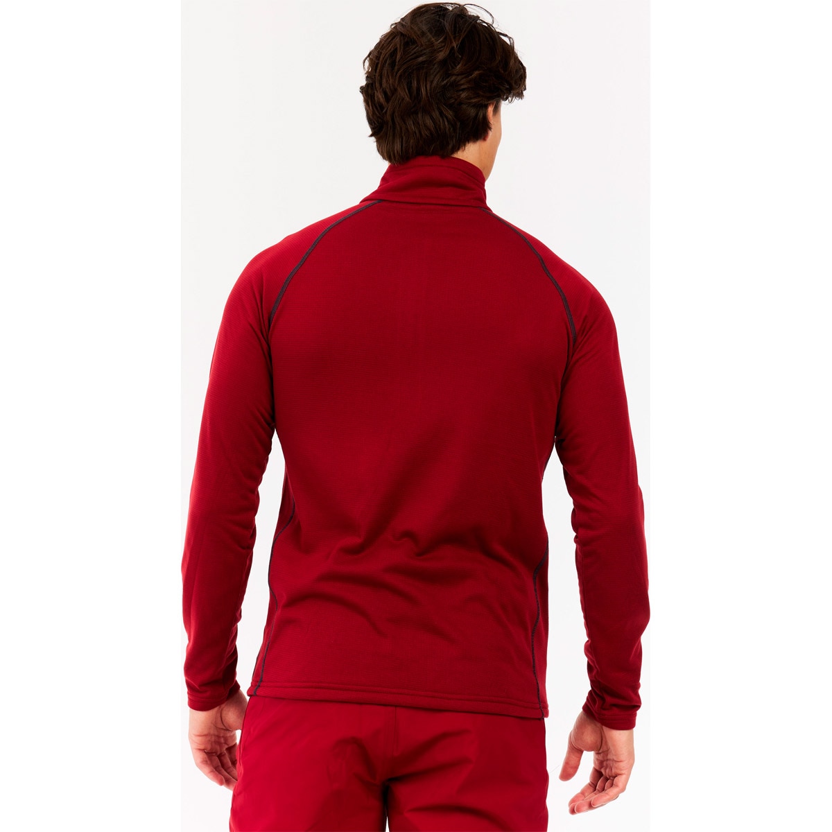 Imagen 2 de Forro polar de esquí de hombre Rekody 1/4 zip Protest - Rojo Rojo