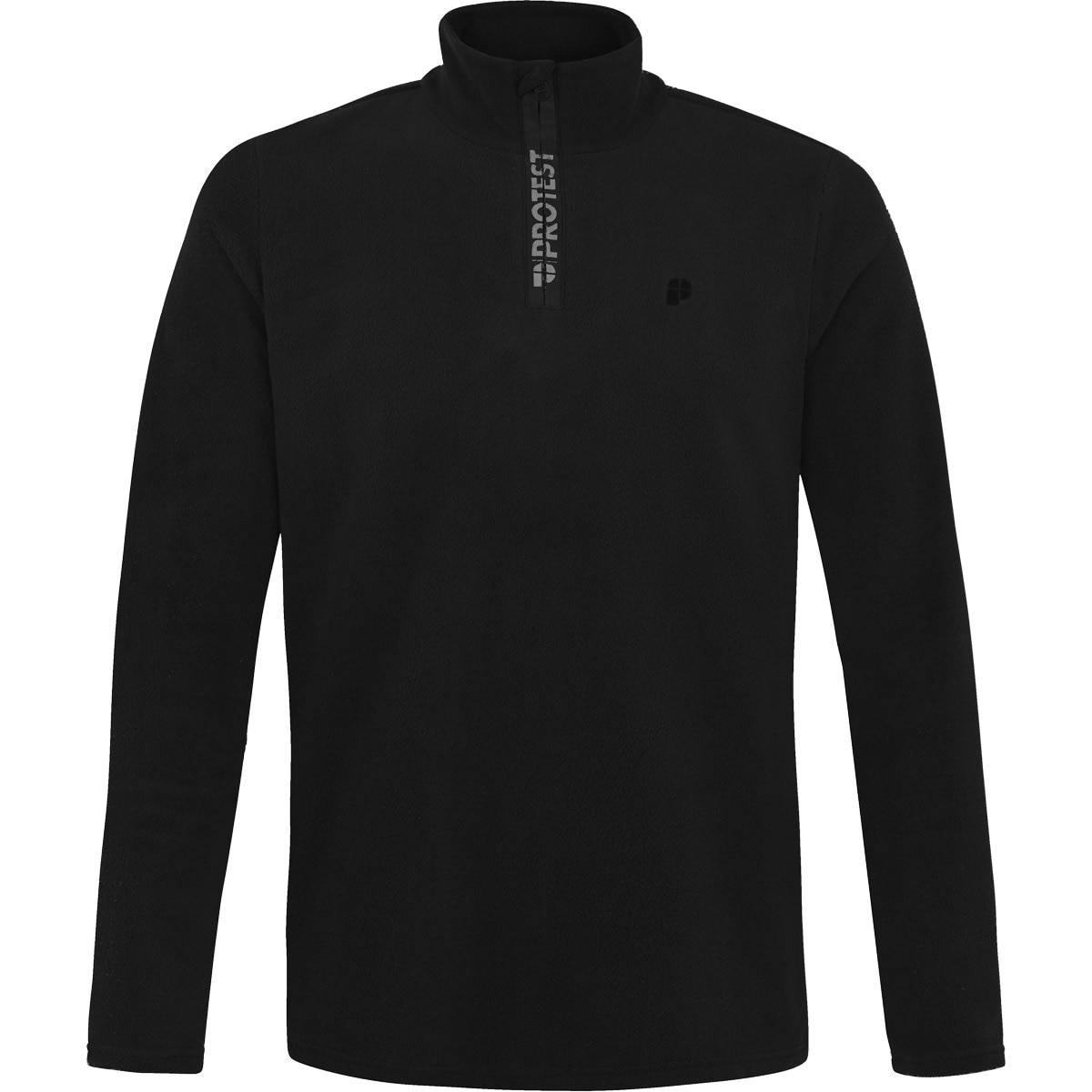 Forro polar de esquí de hombre Reperfecto 1/4 zip active tp Protest - Negro Negro-1