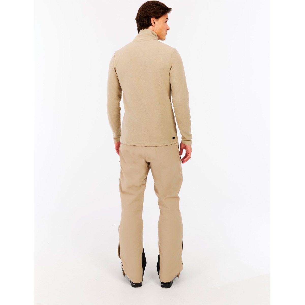 Forro polar de esquí de hombre Reperfecto 1/4 zip active tp Protest - Marrón claro Marrón claro-4