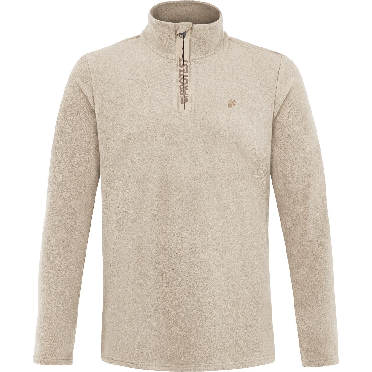 Forro polar de esquí de hombre Reperfecto 1/4 zip active tp Protest - Marrón claro Marrón claro-6