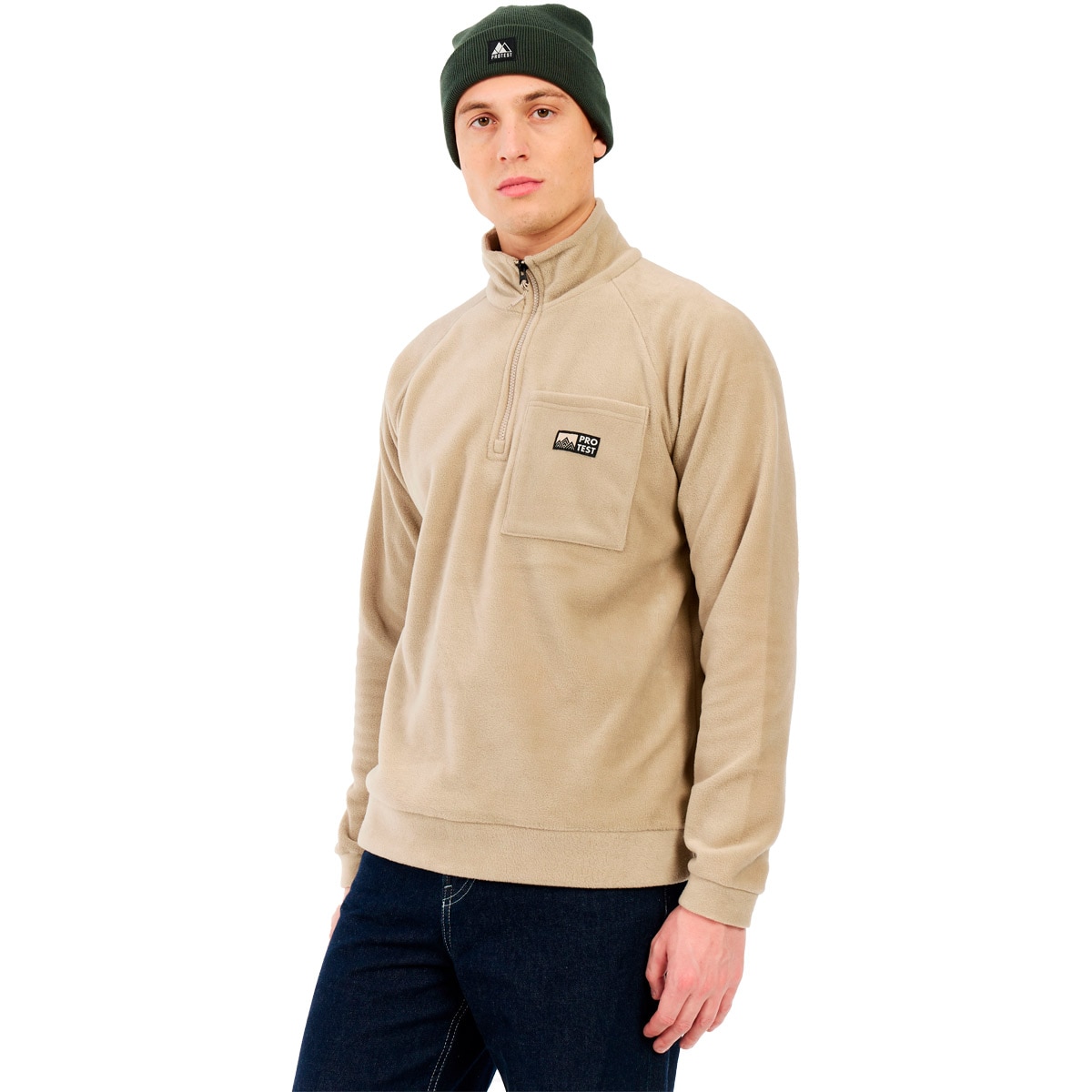 Protest Forro polar de hombre Arax Azul marino