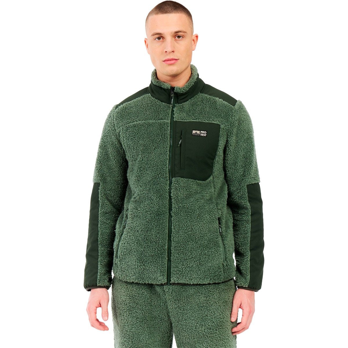 Protest Forro polar de hombre Bleaker Azul marino