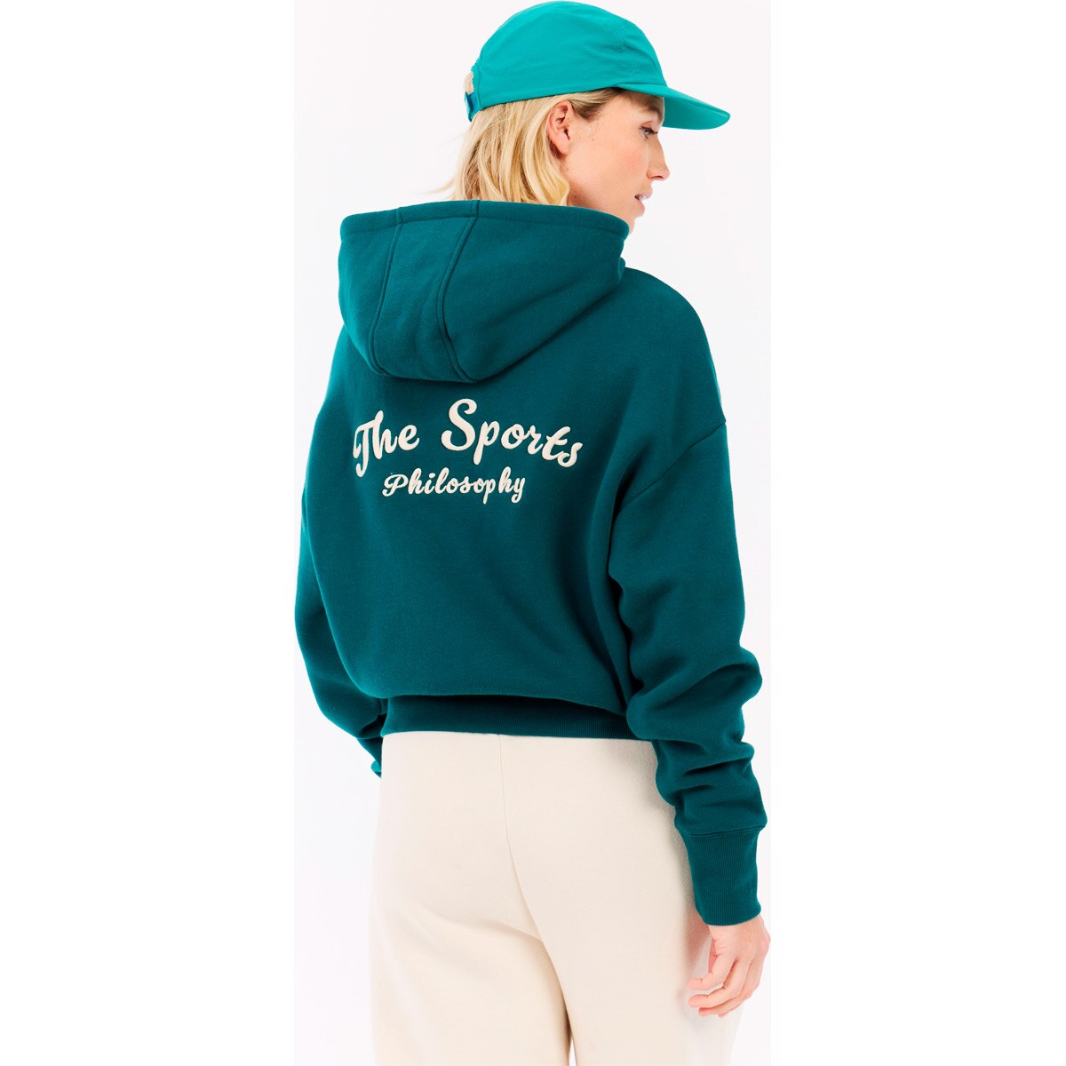 Sudadera de mujer Elina Protest - Azul / Verde Azul / Verde-2