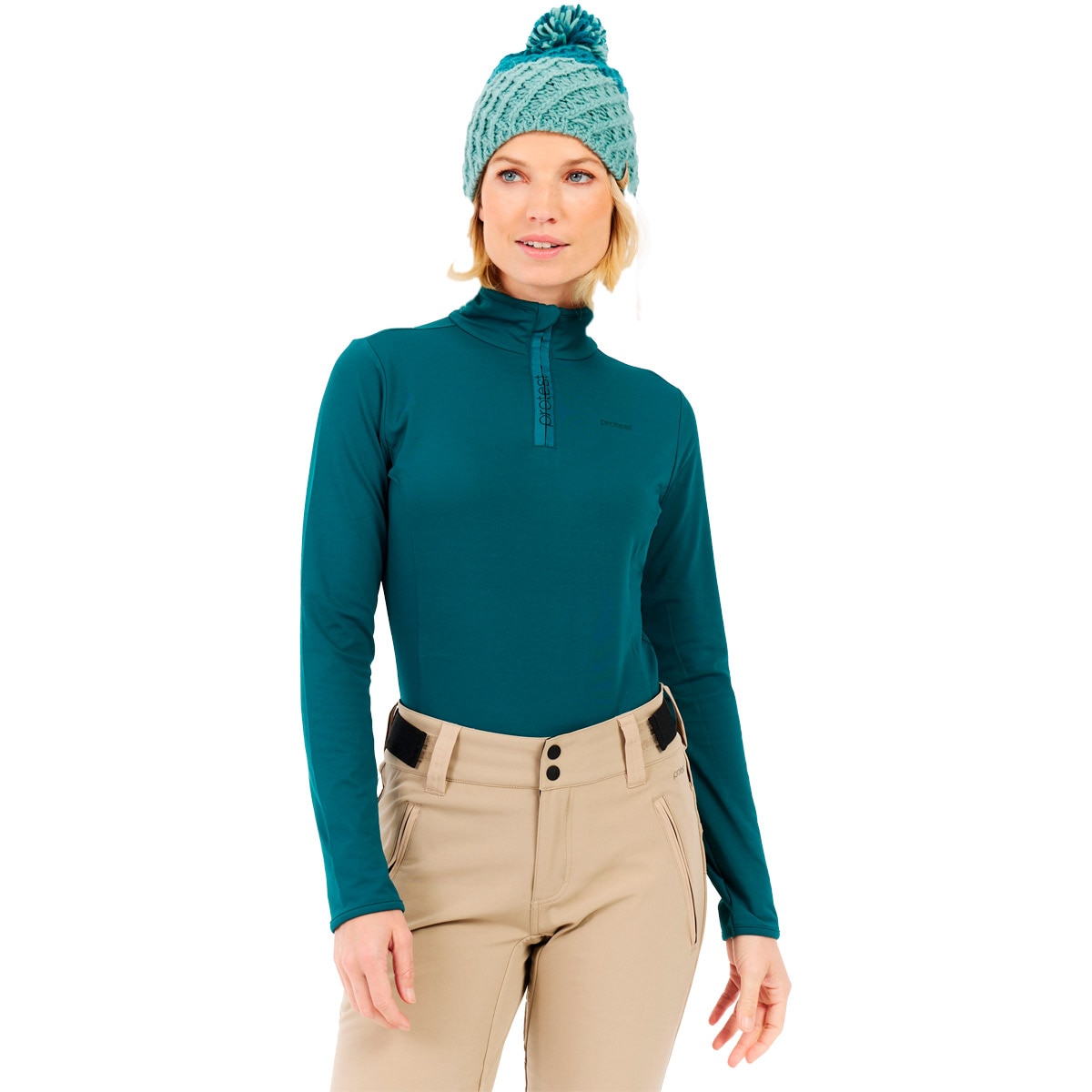 Protest Forro polar de mujer Refabriz Verde militar