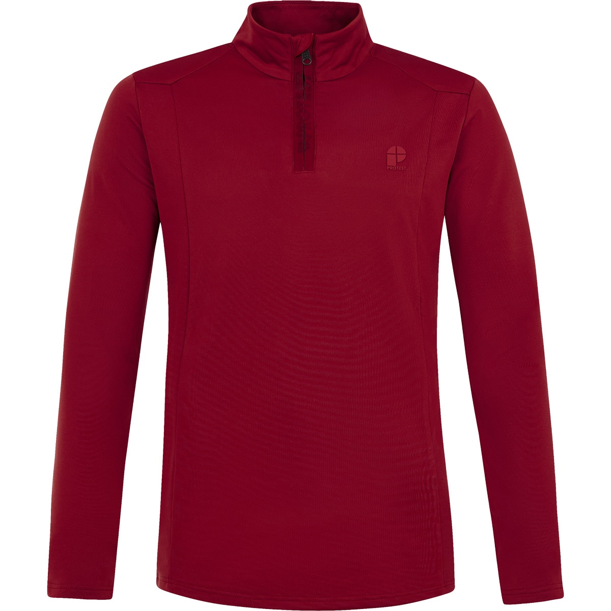 Forro polar de esquí de hombre REWILL 1/4 zip Protest - Burdeos Burdeos-1