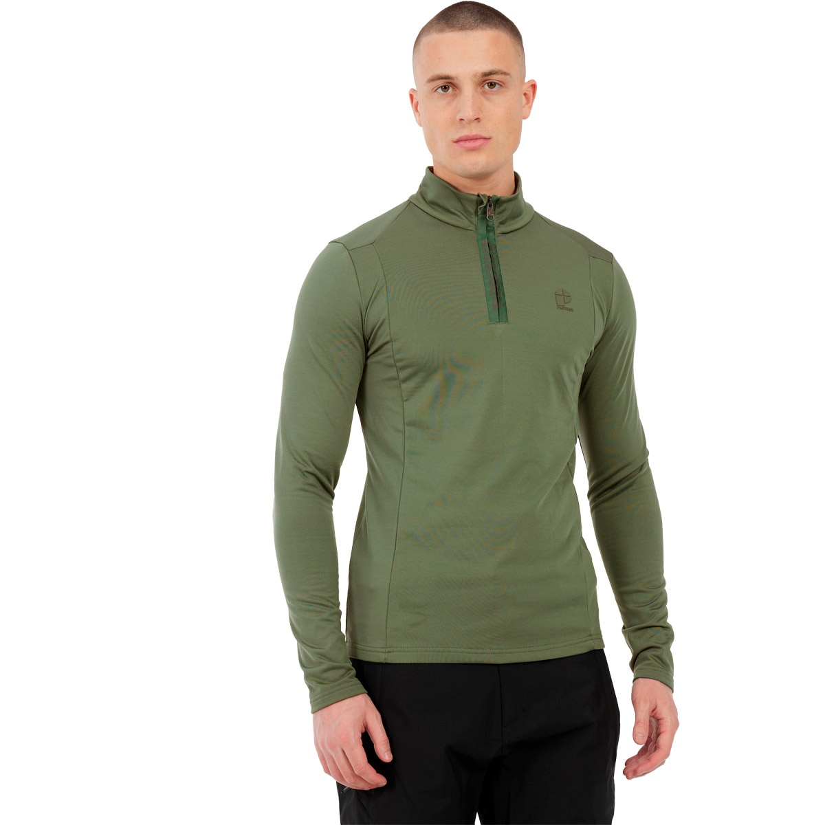 Protest Camiseta deportiva de hombre Rewill Verde anticuario