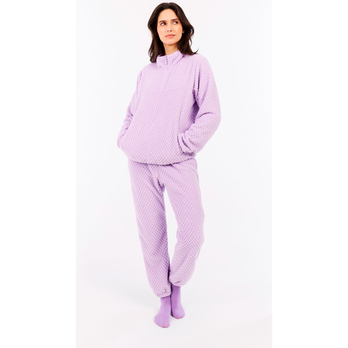 Pantalones de mujer Lexi Protest - Lila Lila-3