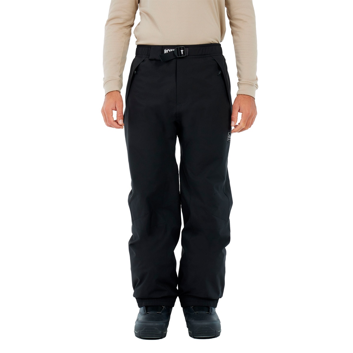 Pantalones de nieve de hombre Luton Protest - Negro Negro-1