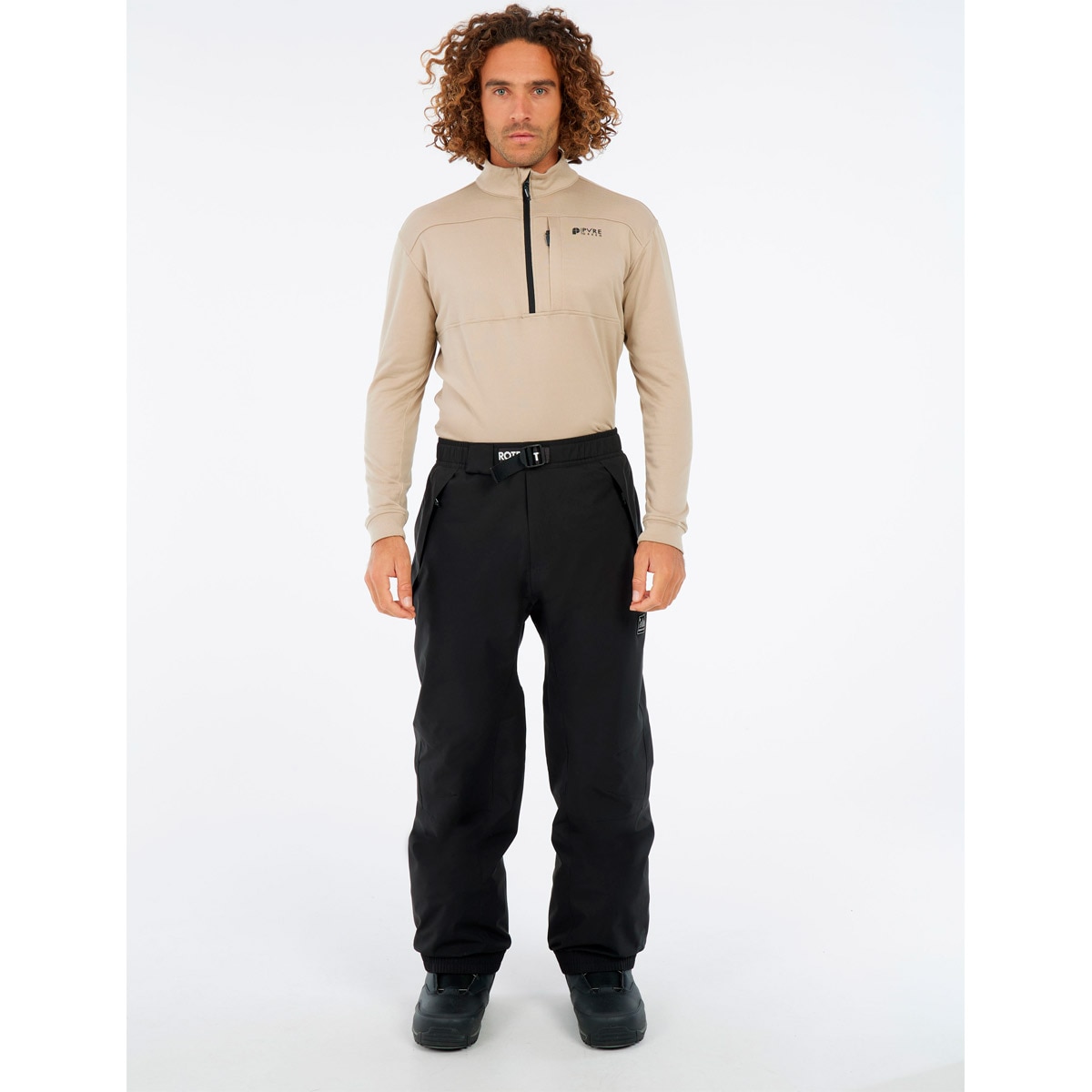 Pantalones de nieve de hombre Luton Protest - Negro Negro-3