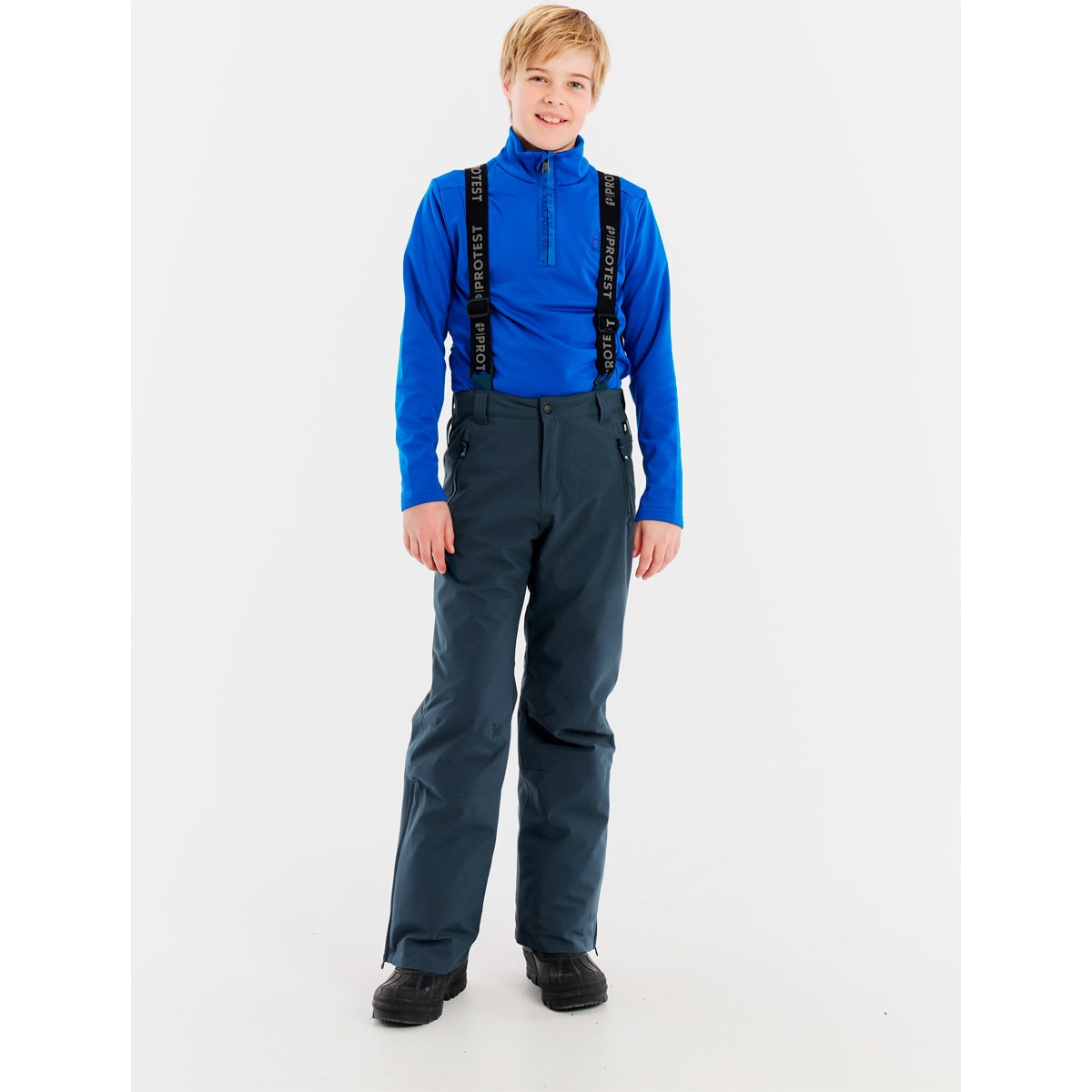 Pantalón de esquí de niño SPIKETY JR Protest - Azul marino Azul marino-3