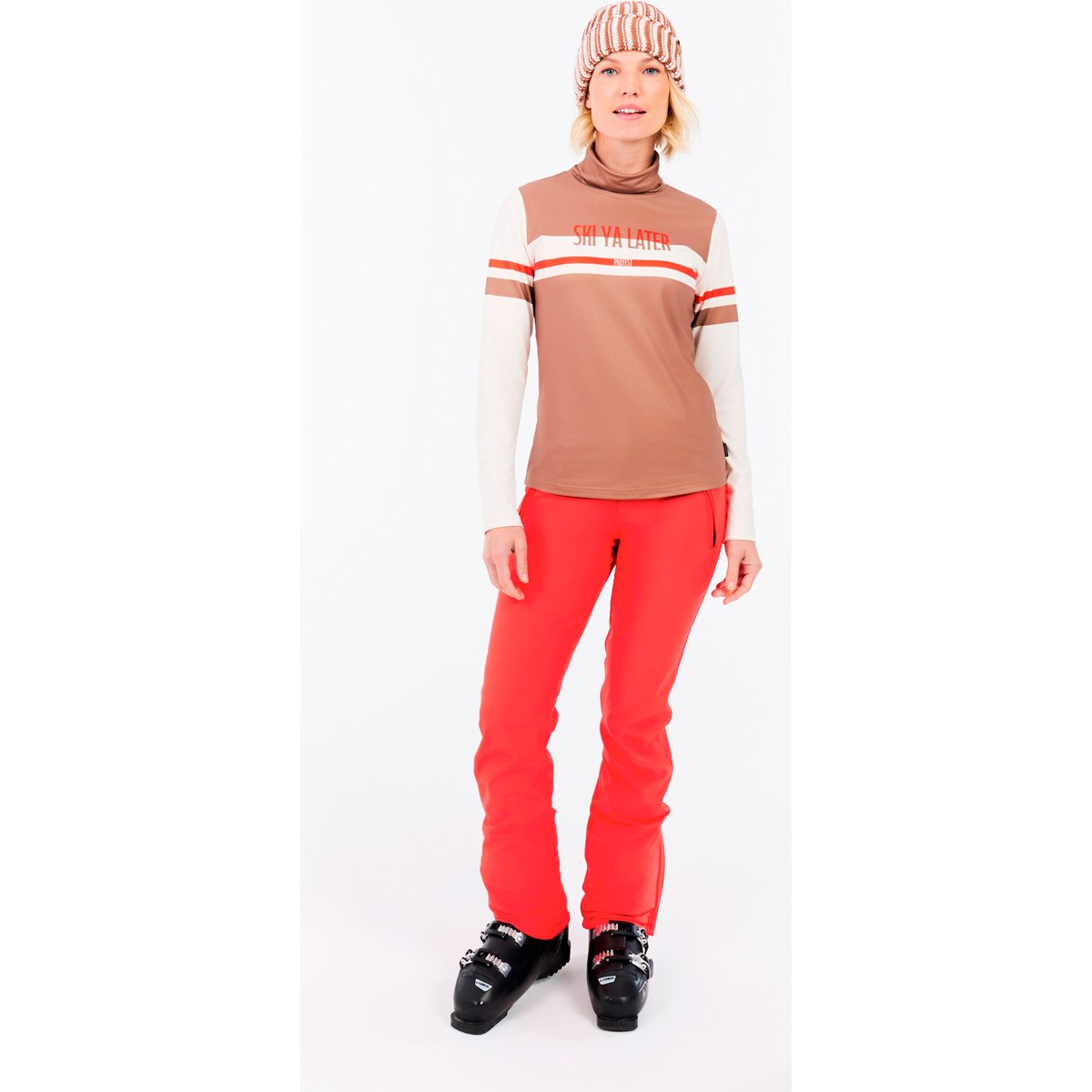 Pantalones de nieve de mujer Relole Protest - Rojo Rojo-5