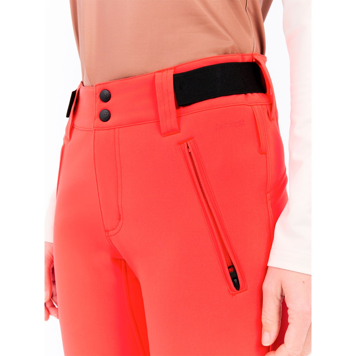 Pantalones de nieve de mujer Relole Protest - Rojo Rojo-7