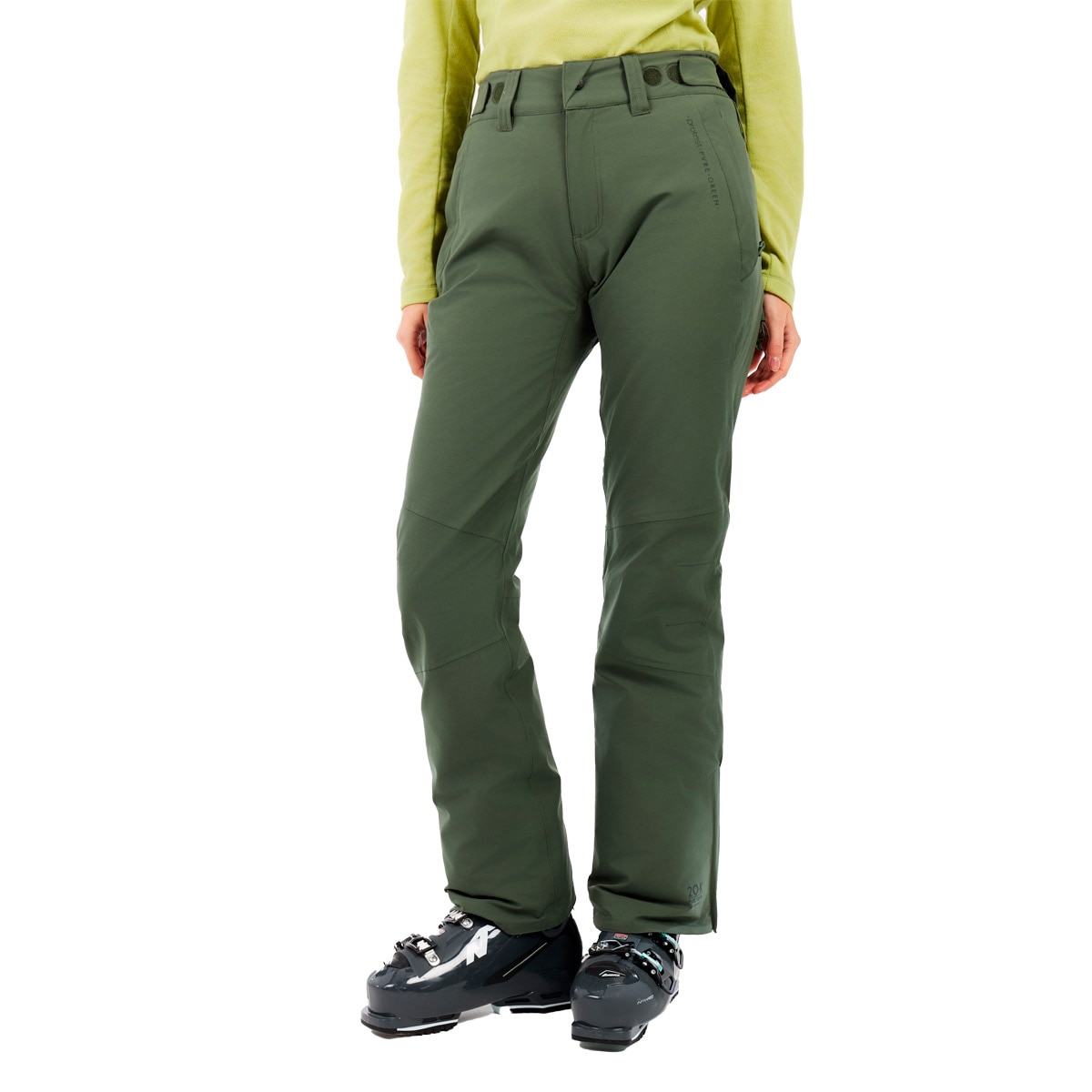 Pantalón de esquí de mujer CARMACKOS Protest - Verde oscuro Verde oscuro-3
