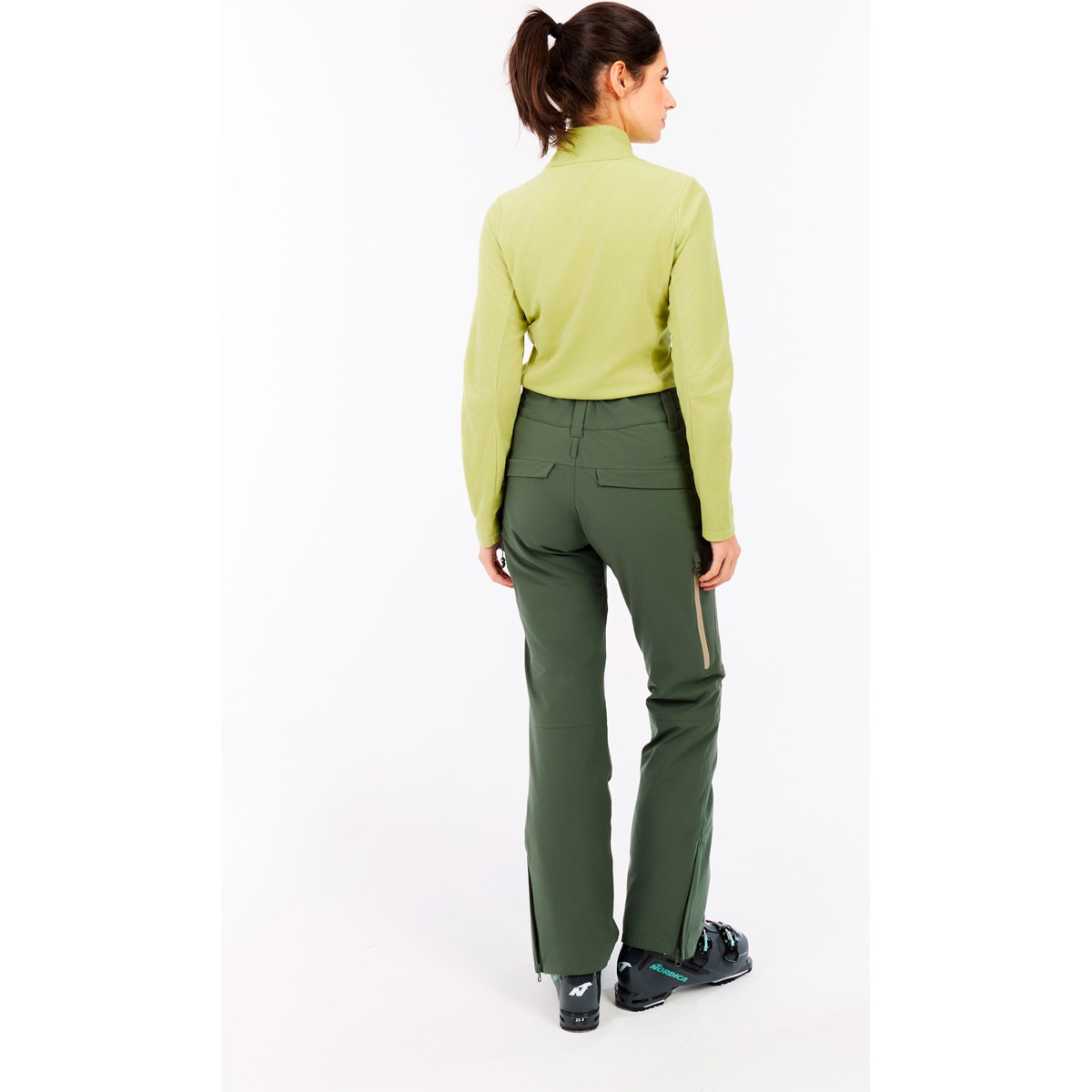 Pantalón de esquí de mujer CARMACKOS Protest - Verde oscuro Verde oscuro-6